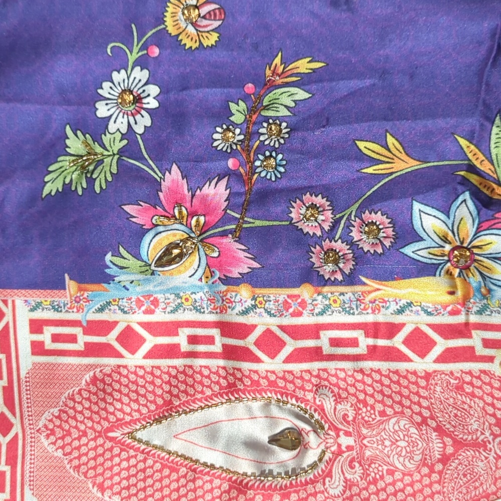 SAPPHIRE colorful printed tunic dres Floral Multicolor Dress - Picture 17 of 17